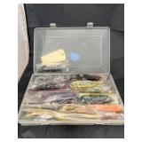 Plastic Organizing Box w/Fishing Lures
