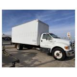 2008 Ford F650 XLT Super Duty Box truck