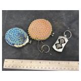 Beaded Coin Purses - Vintage Key Chain