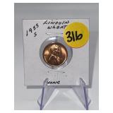 1955-S Uncirculated Lincoln Cent
