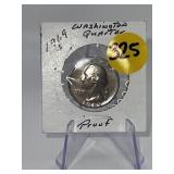 1969-S Washington Quarter Proof