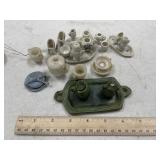 Pile of Assorted Miniatures - Tea Set - Shoes