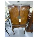 Vintage Liquor Cabinet 24"L x 15"W x 52"H