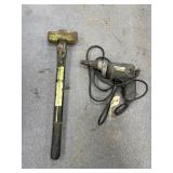 Sledge Hammer & Black & Decker Corded Drill