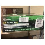 Allegro DVD Recorder + VCR NIB