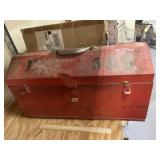 Metal Tool Box w/Contents - Flashlight