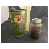 Texaco Tin & Bottle of Springs