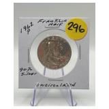 1962-P 90% Silver Franklin Half Dollar Unc