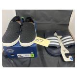 Pr Adidas Sz 10 Sandals & White Ladie