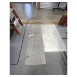 2 - Metal Sheets 59"x17" & 48"x24"