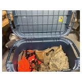 Box of Misc Camo & Orange Hunting Vests