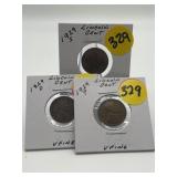 1929-P-D-S Lincoln Cents Fine to Very Fine