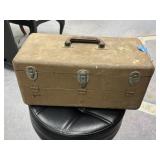 Vintage Tackle Box w/Fishing Tackle
