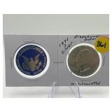 1971-S Silver Eisenhower Dollar Unc