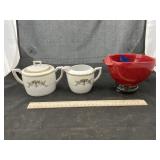 Creamer - Sugar - Dish