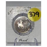 2007 S Proof Wyoming Quarter
