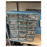 Nut & Bolt Bin w/Contents