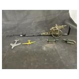 2 - Plastic Model Airplanes & Cannon