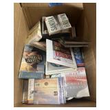 Box of Assorted Audio Books on CD