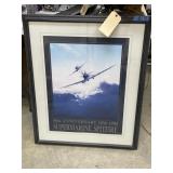 Supermarine Spitfire Framed Pic 26"x32"