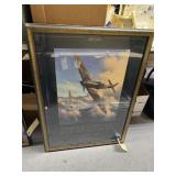 Framed Airplane Pic 32"x24"