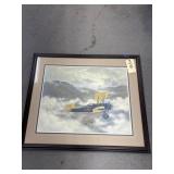 Framed Airplane Pic "Clash Over Remagen"