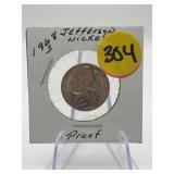 1968-S Proof Jefferson Nickel