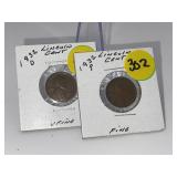 1932-P & D Lincoln Cents Fine & Very Fine