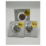 3 - Jefferson Nickels 1959-1960-1961 - All Proof