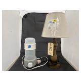 Small Table Lamp w/Shade - Baby Bottle Warmer