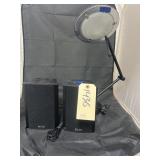 2 - KLH Speakers & Desk Lamp