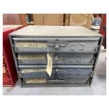 Metal Electrical Supplies in 4-Drawer Case