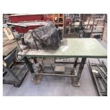 Industrial Singer Sewing Machine on Stand