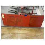 2 - Metal Signs 36"x17"
