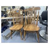 2 - Wood Chairs