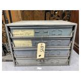 Trailer Hooks & Pins - Chucks in 4-Drawer Case