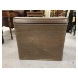 Vinyl Laundry Hamper w/Lid