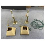 2 - Elec Table Lamps & Ext Cord