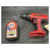 Durabilt Cordless Drill - no battery w/Laser Level