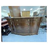 Wood Carved Buffet 6-Drawers & 2 Doors