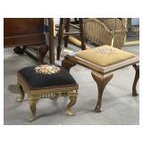 2 - Wooden Foot Stools