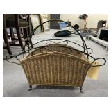 Woven Magazine Basket