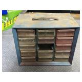 Hardware Bin w/Contents - missing 1 Drawer