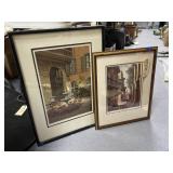 2 - Framed Pics - Fountain & Main Street