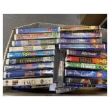 Box of Assorted VHS Movies - Disney