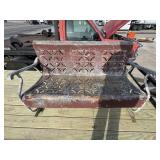 Vintage glider loveseat 55"