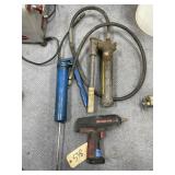 2 Grease Guns - Snap On Drill w/Battery