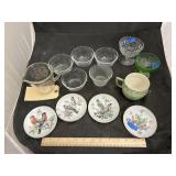 Assorted Glassware - Bowls - Decorative Saucers