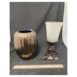 Table Lamp & Decorative Vase