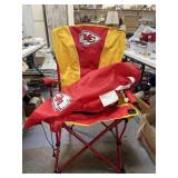 KC Chiefs Folding Chair in Bag - Broken